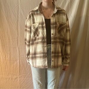Shacket. Fall aesthetic coat button up thick flannel